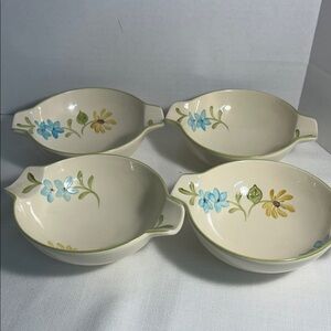 Franciscan Cream Earthenware Bowl Vintage